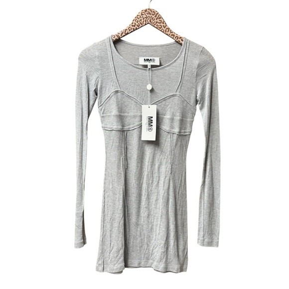 Maison Martin Margiela Gray Long Sleeve Blouse - Picture 1 of 11